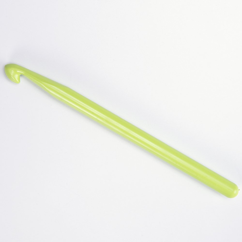 YARNART PLASTIC CROCHET HOOK 9 MM - GREEN