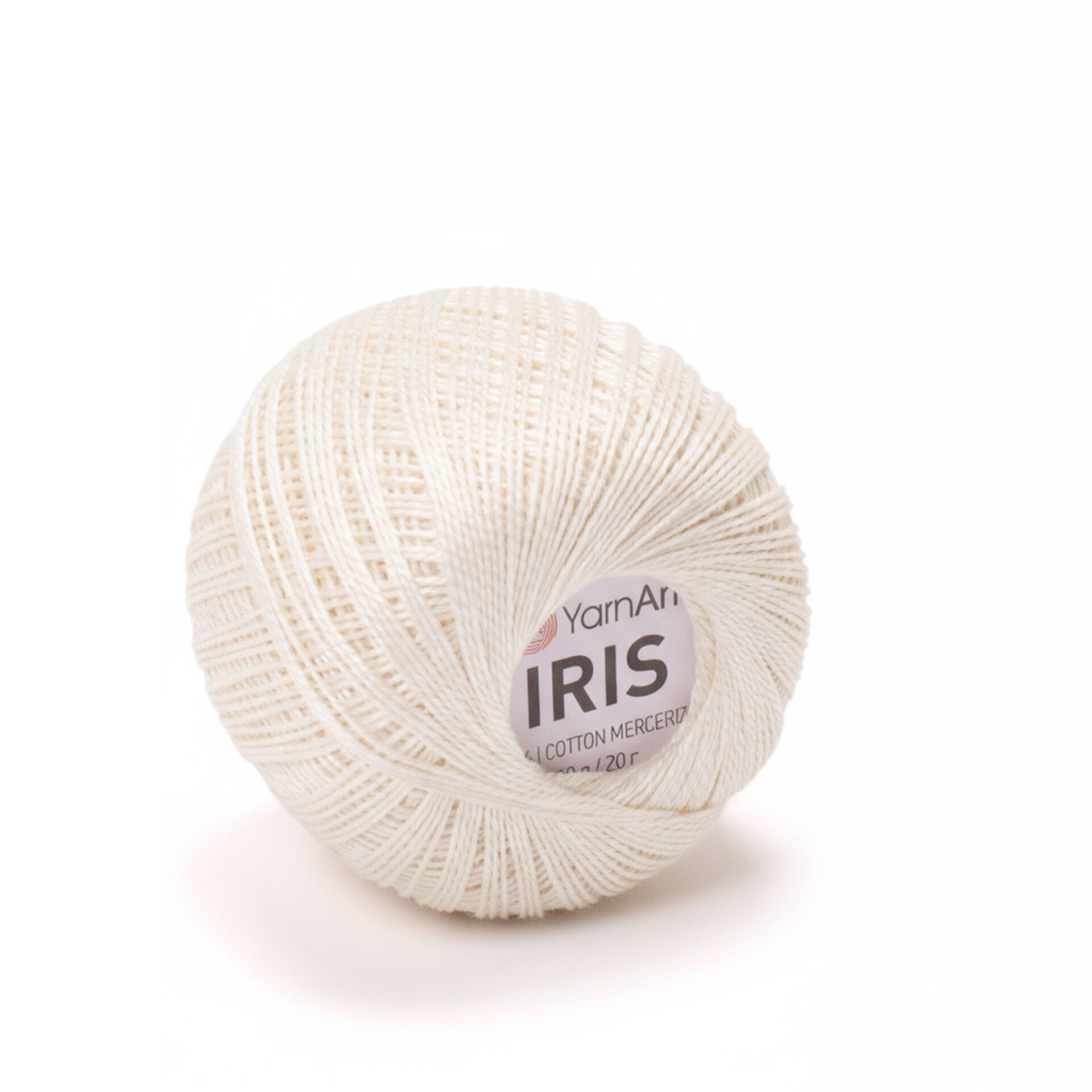 YARNART IRIS - MERCERIZED LACE YARN CREAM - 911