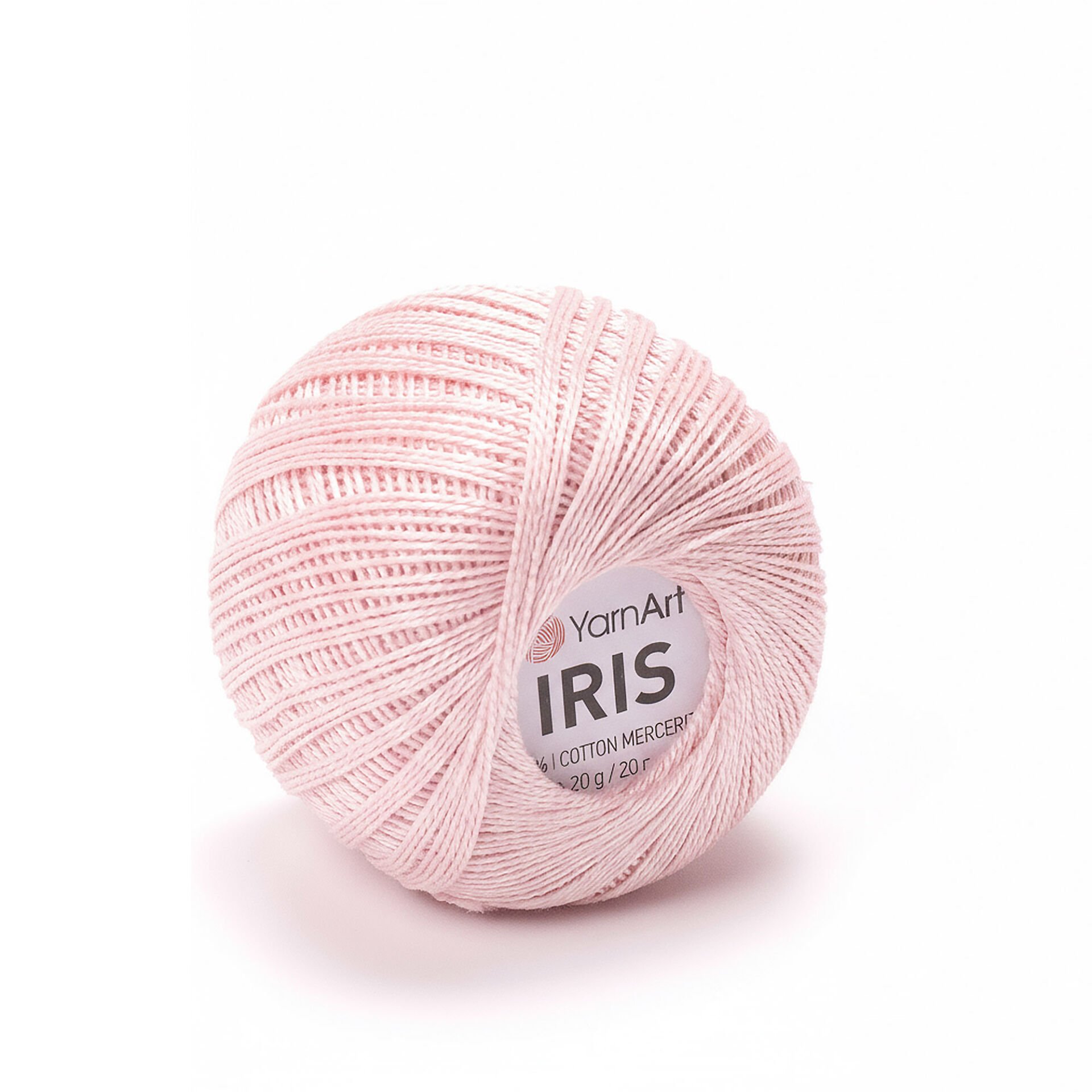 YARNART IRIS - MERCERIZED LACE YARN PINK - 914