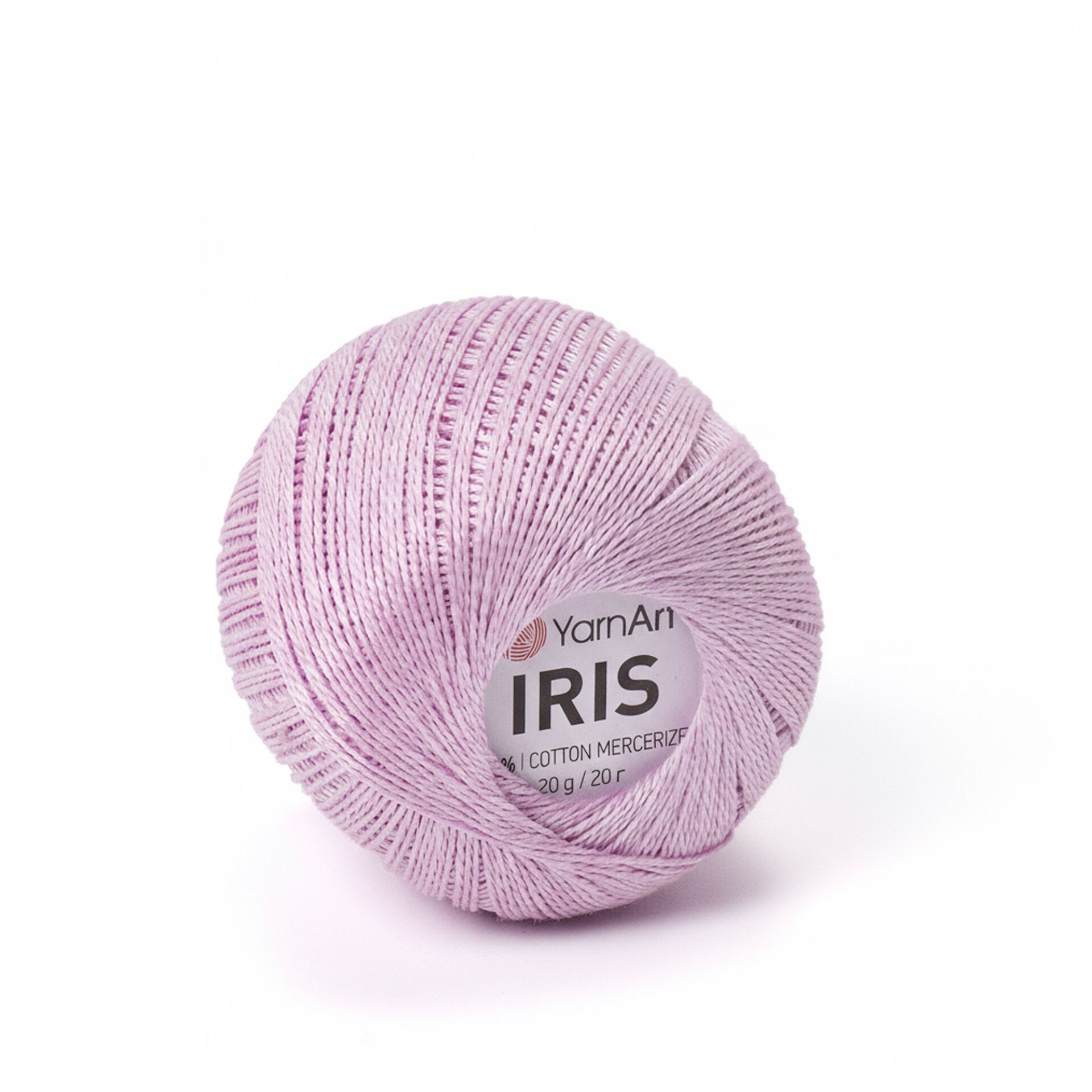 YARNART IRIS - MERCERIZED LACE YARN LAVENDER - 917