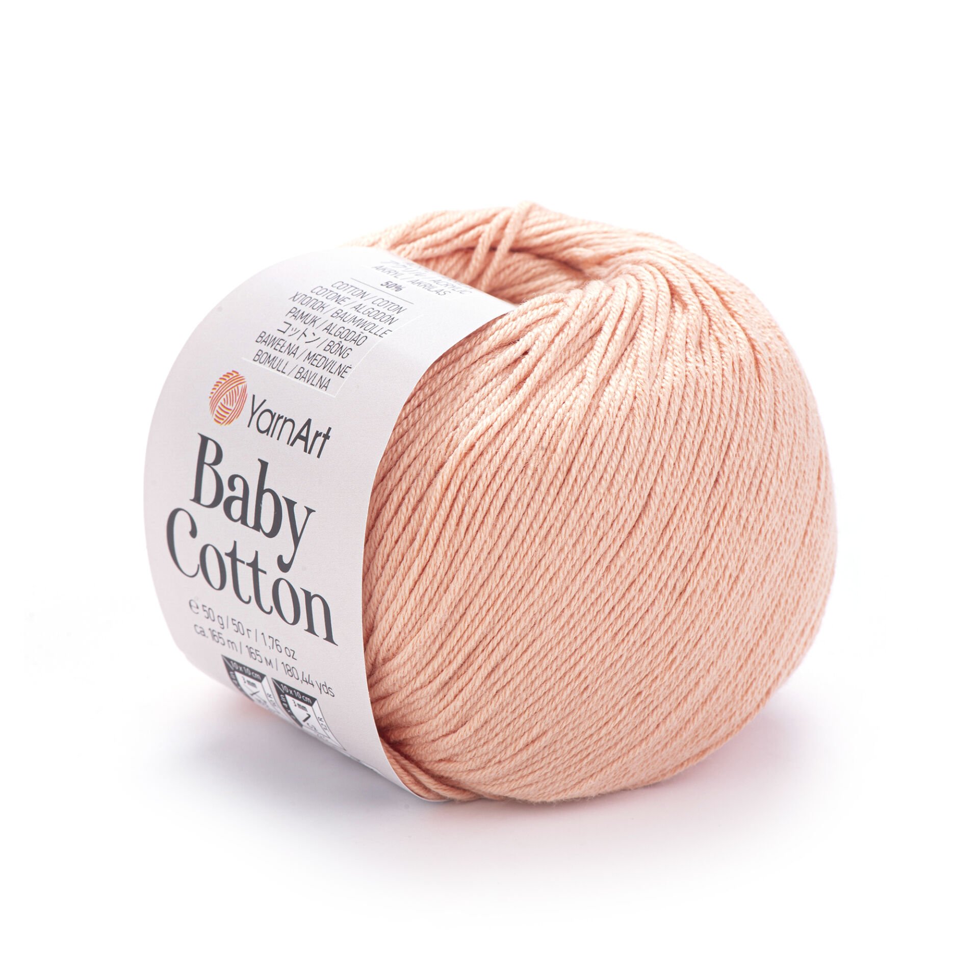 YARNART BABY COTTON - BABY YARN PINKISH ORANGE - 412