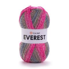 YARNART EVEREST - MULTICOLOR KNITTING YARN VARIEGATED - 7051