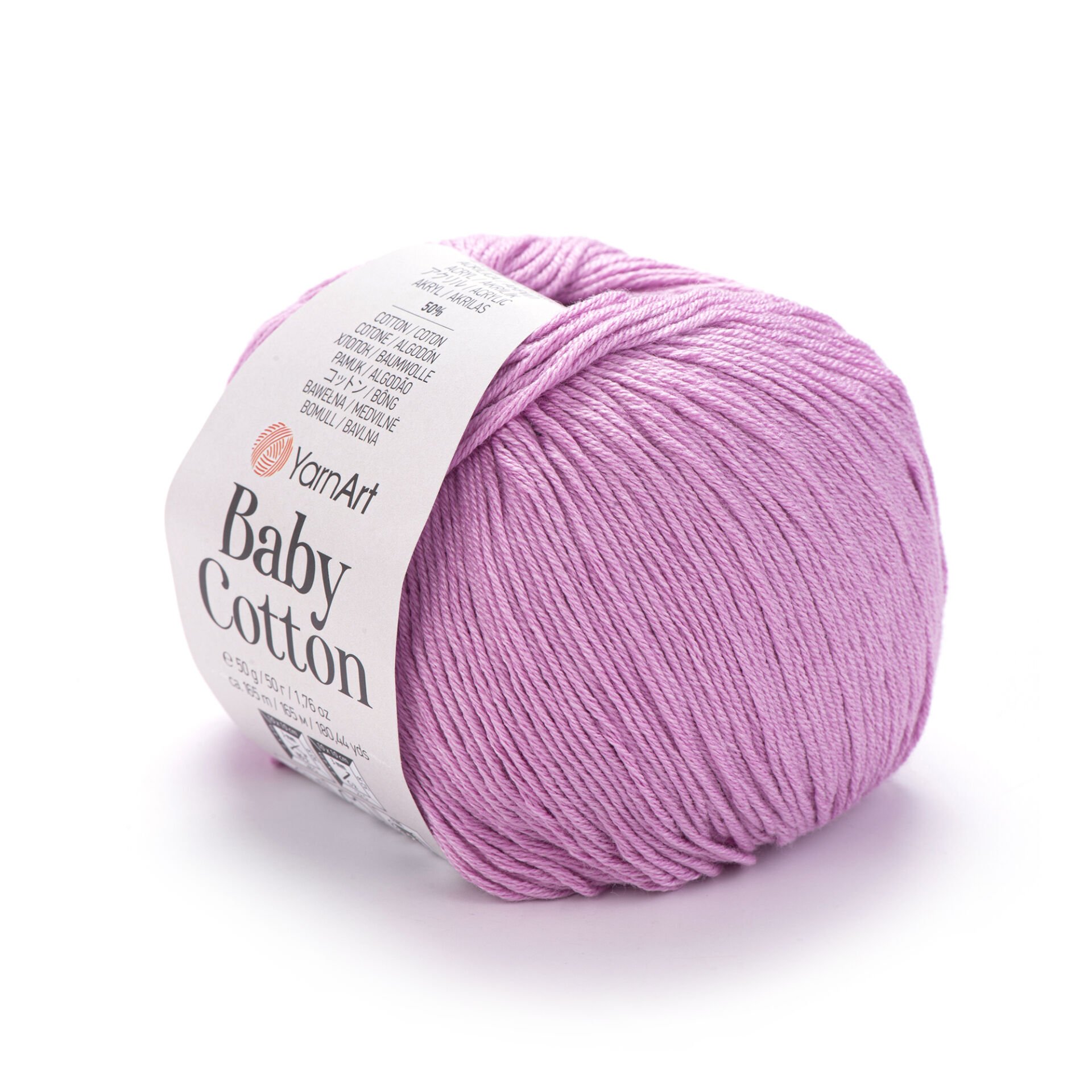 YARNART BABY COTTON - BABY YARN LIGHT PURPLE - 415