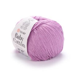 YARNART BABY COTTON - BABY YARN LIGHT PURPLE - 415