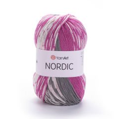 YARNART NORDIC - MULTICOLOR KNITTING YARN VARIEGATED - 655