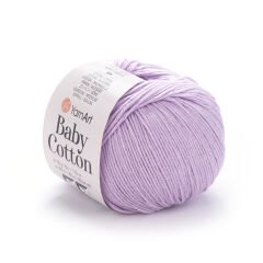 YARNART BABY COTTON - BABY YARN LILAC - 416