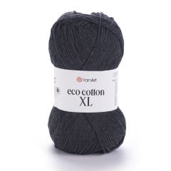 YARNART ECO COTTON XL - KNITTING YARN ANTHRACITE - 780