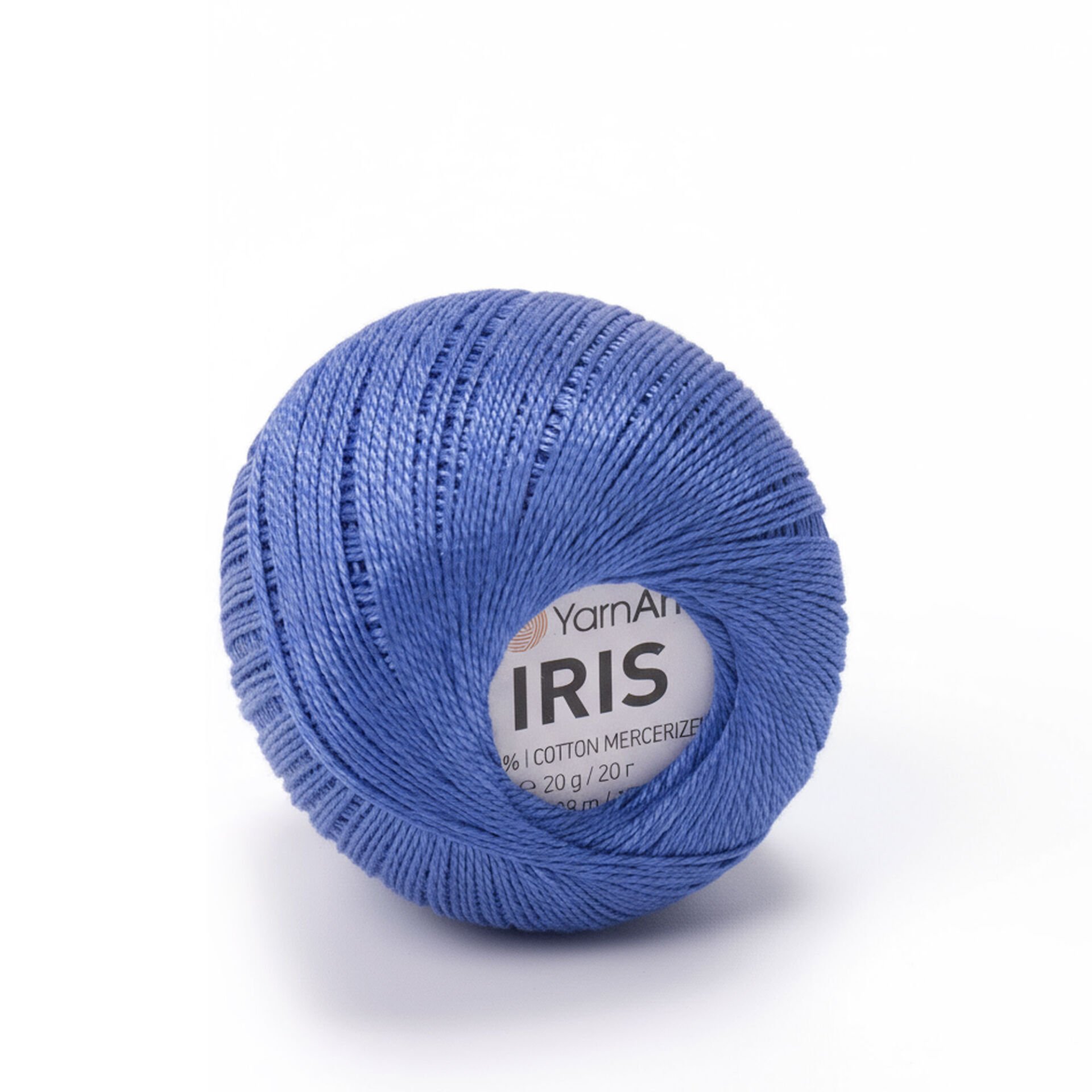YARNART IRIS - MERCERIZED LACE YARN BLUE - 922