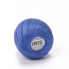 YARNART IRIS - MERCERIZED LACE YARN BLUE - 922