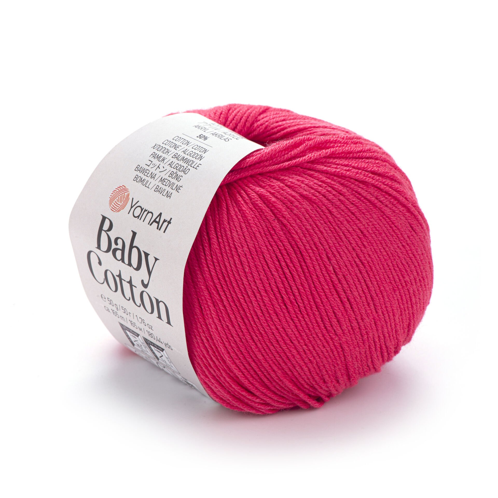 YARNART BABY COTTON - BABY YARN REDDISH ORANGE - 423