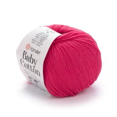 YARNART BABY COTTON - BABY YARN REDDISH ORANGE - 423
