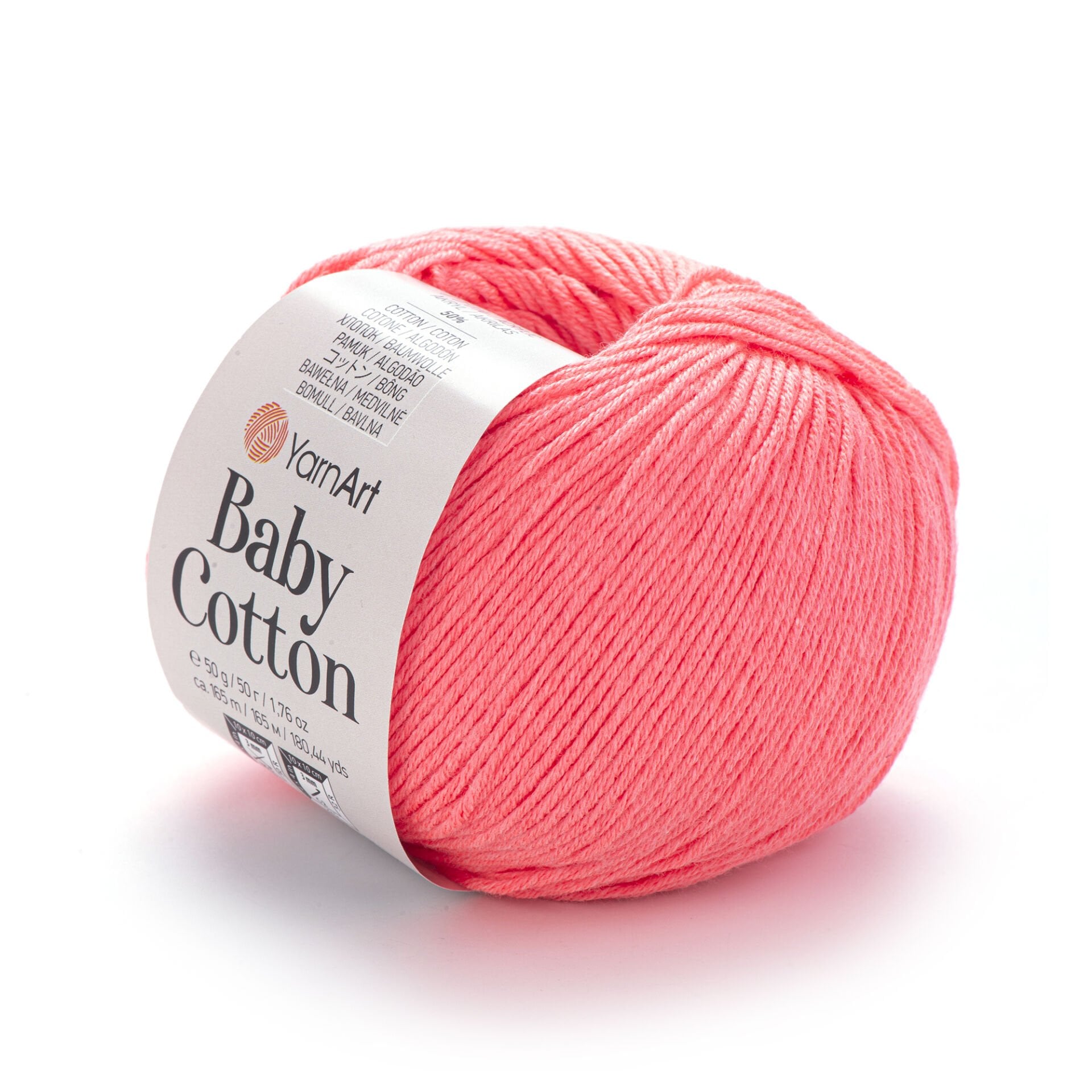 YARNART BABY COTTON - BABY YARN LIGHT SALMON - 424