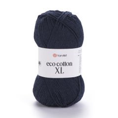 YARNART ECO COTTON XL - KNITTING YARN NAVY - 784