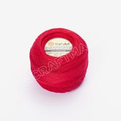 YARNART CANARIAS - MERCERIZED LACE YARN RED - 6328