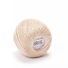 YARNART IRIS - MERCERIZED LACE YARN BEIGE - 929