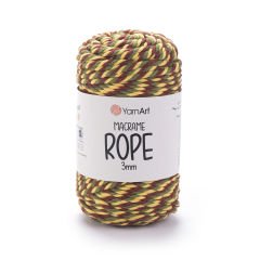 YARNART MACRAME ROPE 3 MM - MACRAME CORD VARIEGATED - 823