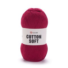 YARNART COTTON SOFT - KNITTING YARN RED - 51