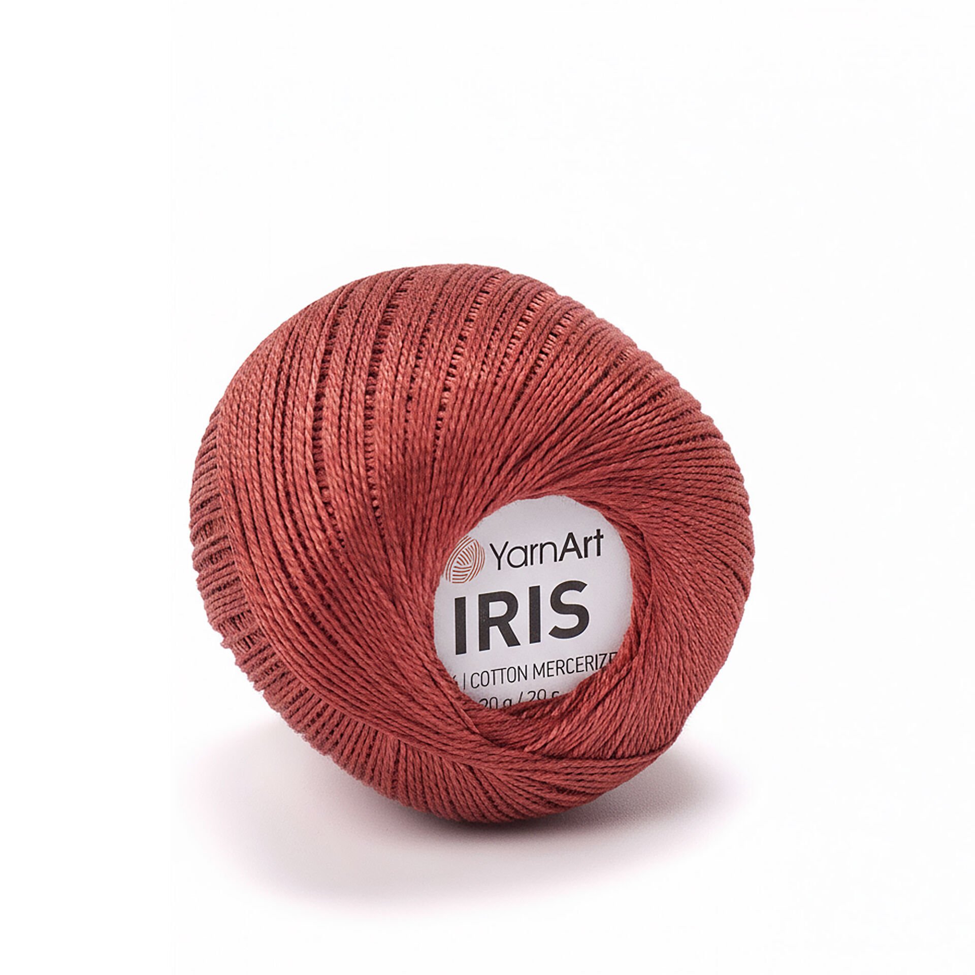 YARNART IRIS - MERCERIZED LACE YARN TERRACOTTA - 931