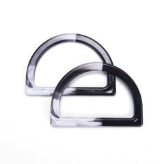 ACRYLIC D MODEL BAG HANDLE 2 PCS BLACK