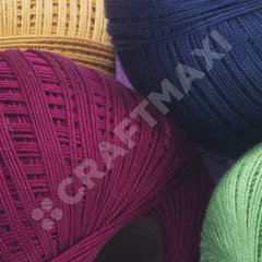 YARNART LILY - MERCERIZED LACE YARN YELLOW - 6347