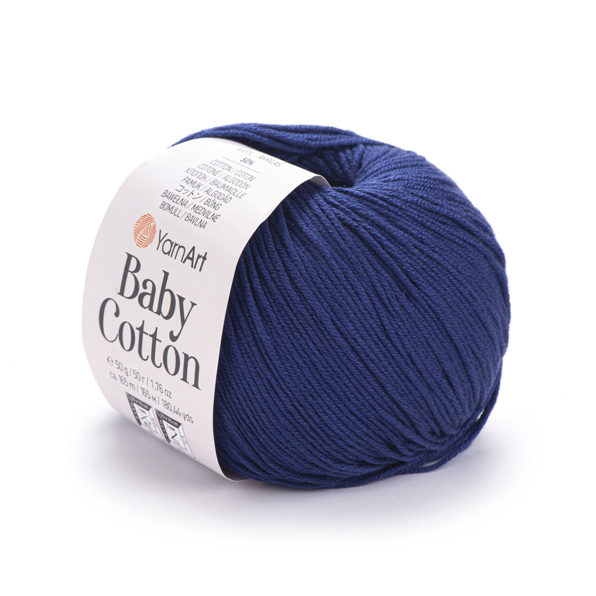YARNART BABY COTTON - BABY YARN NAVY - 459