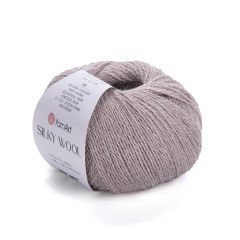 YARNART SILKY WOOL - KNITTING YARN BEIGE - 348