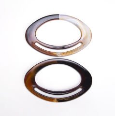 PERFORATED OVAL BAG HANDLE 2 PCS AMBER