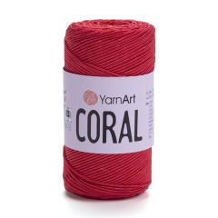 YARNART CORAL -  KNITTING YARN RED - 1907
