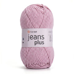 YARNART JEANS PLUS - KNITTING YARN PINK - 83