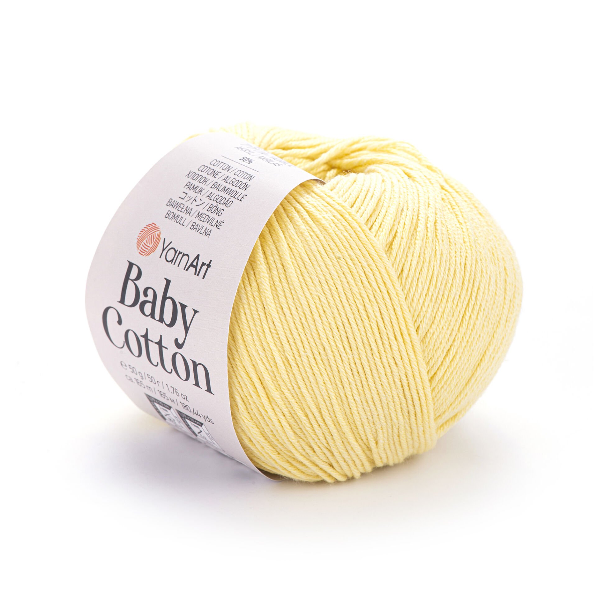 YARNART BABY COTTON - BABY YARN BABY YELLOW - 431