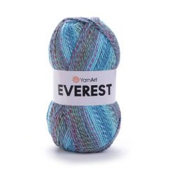 YARNART EVEREST - MULTICOLOR KNITTING YARN VARIEGATED - 7048