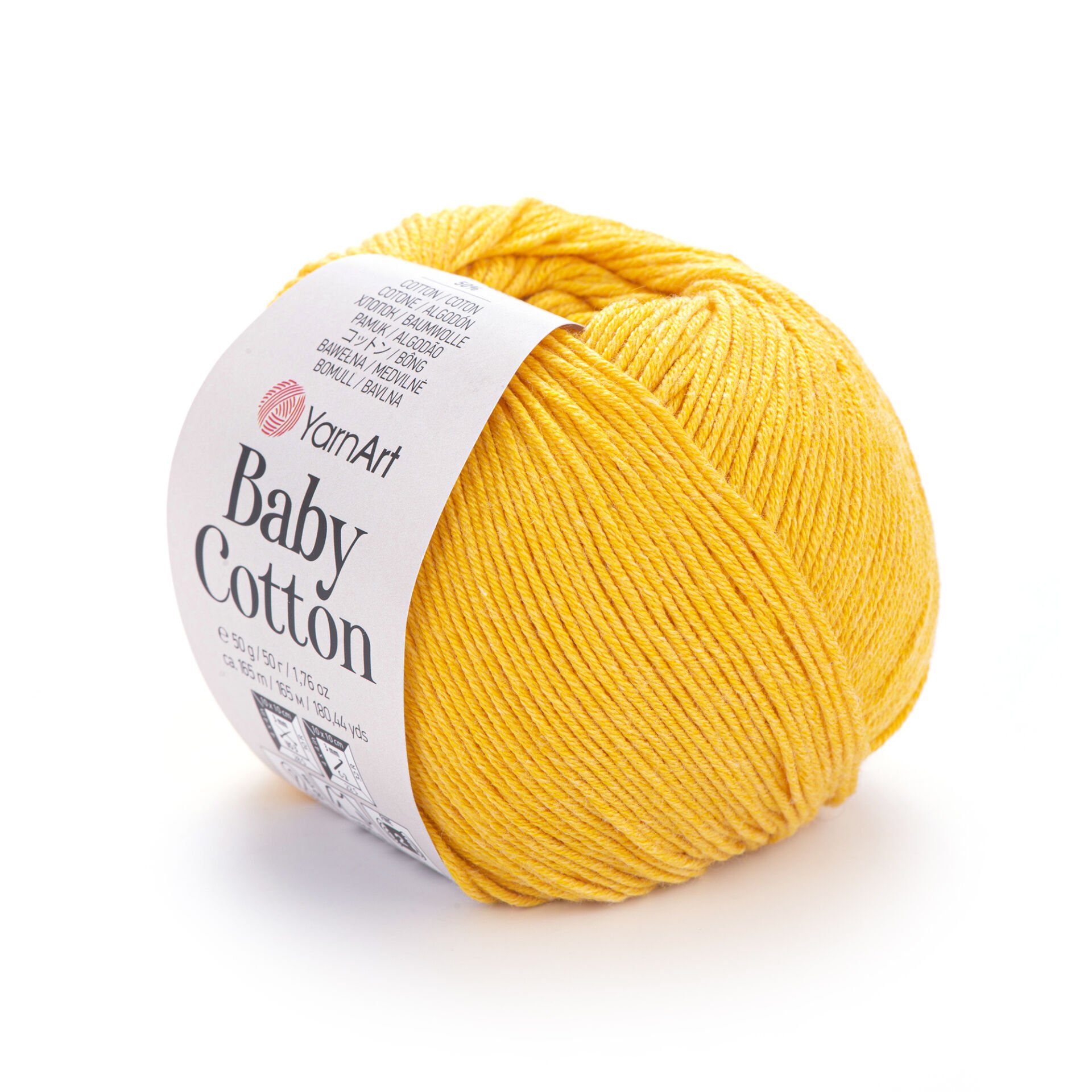 YARNART BABY COTTON - BABY YARN YELLOW - 432