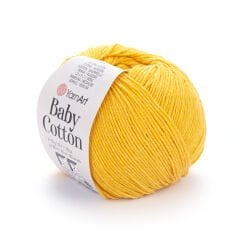 YARNART BABY COTTON - BABY YARN YELLOW - 432