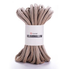 YARNART VELOURMALLOW - KNITTING YARN BEIGE - 7101