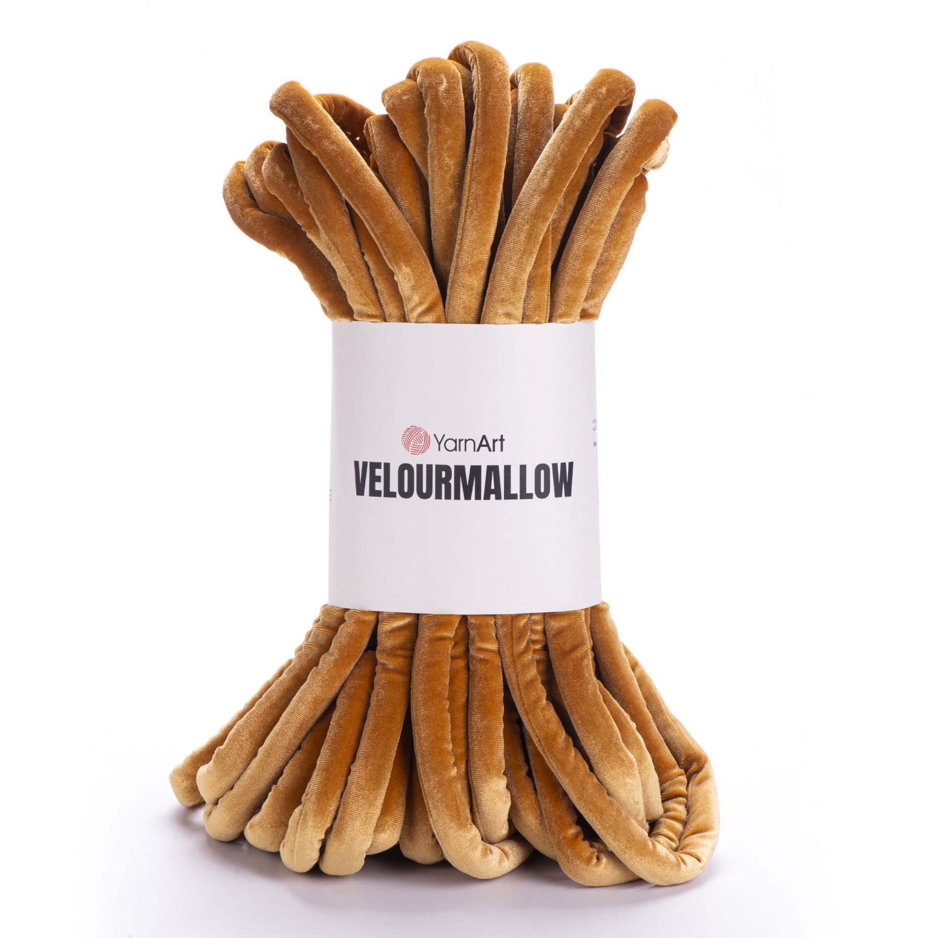YARNART VELOURMALLOW - KNITTING YARN MUSTARD - 7103