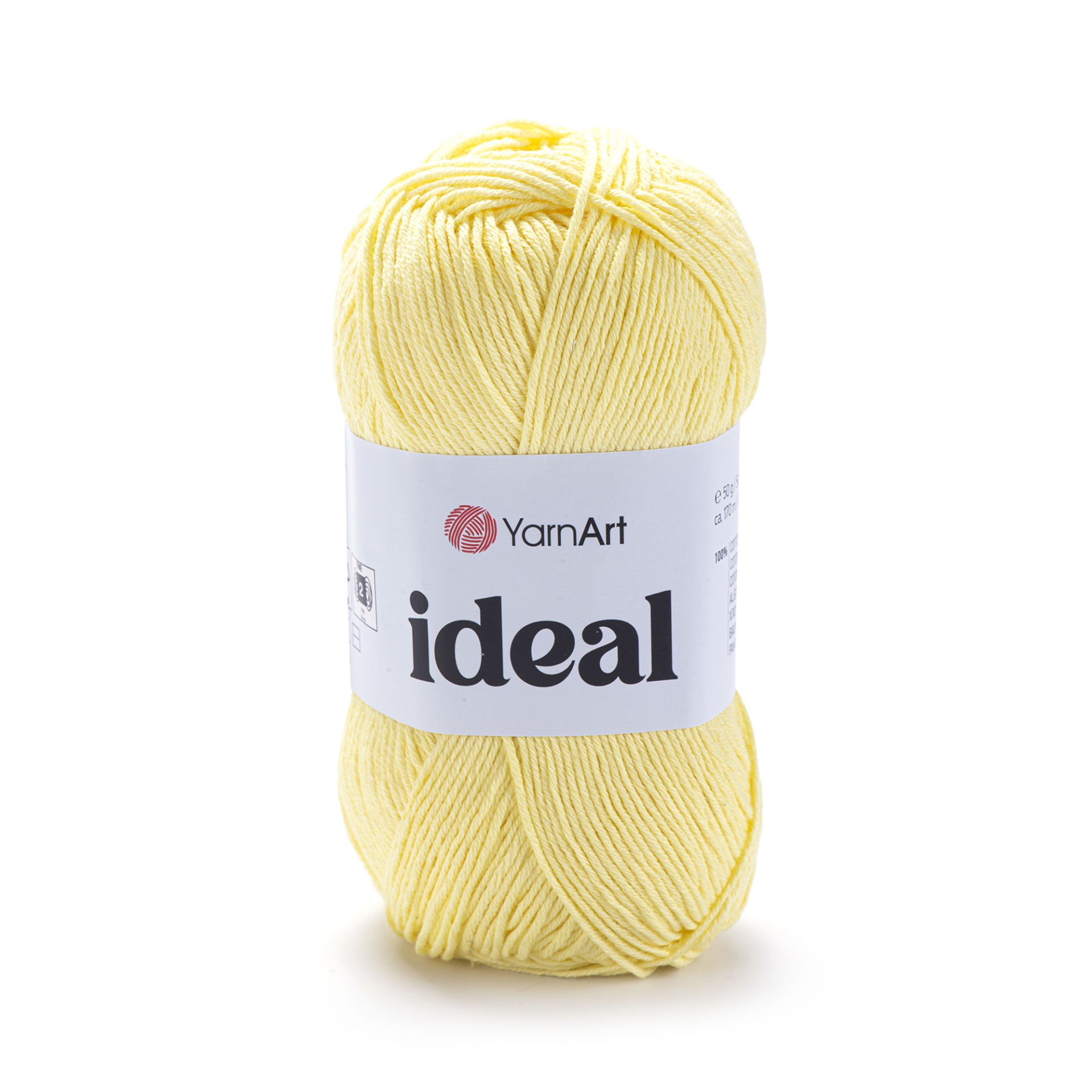 YARNART IDEAL - KNITTING YARN YELLOW - 224