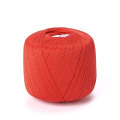 YARNART LILY - MERCERIZED LACE YARN RED - 76