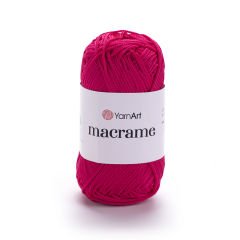 YARNART MACRAME - MACRAME CORD RED - 163