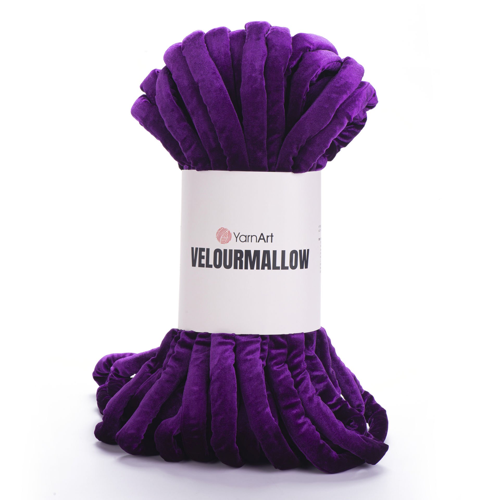 YARNART VELOURMALLOW - KNITTING YARN PURPLE - 7108