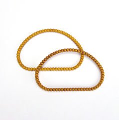 D MODEL BEADED BAG HANDLE 2 PCS WOOD