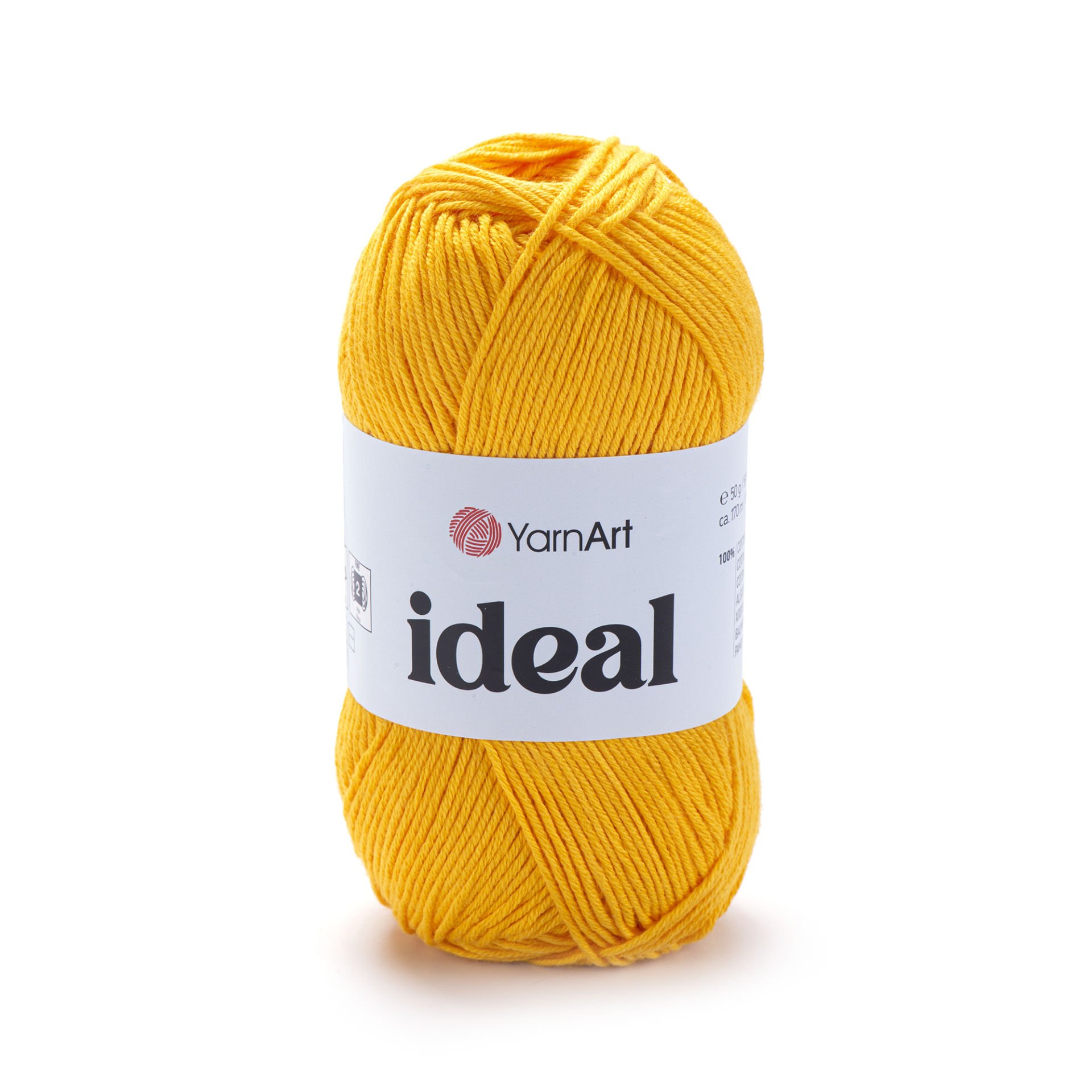 YARNART IDEAL - KNITTING YARN MUSTARD - 228