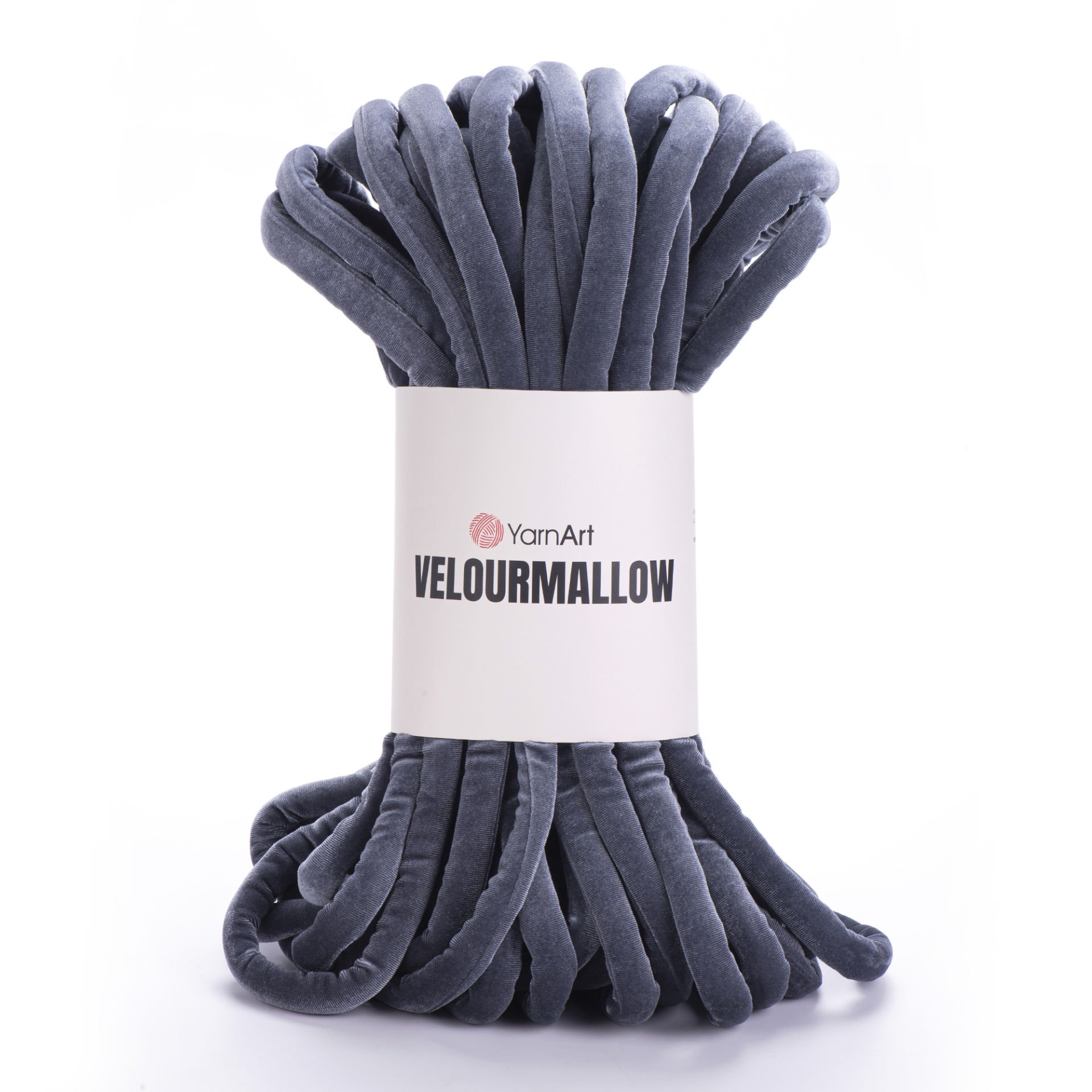 YARNART VELOURMALLOW - KNITTING YARN BLUE-GREY - 7110