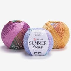 YARNART SUMMER DREAM -  MULTICOLOR KNITTING YARN