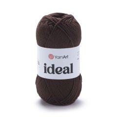 YARNART IDEAL - KNITTING YARN BROWN - 232