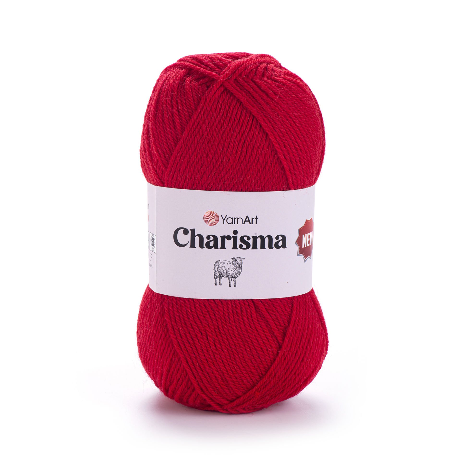YARNART CHARISMA - KNITTING YARN RED - 156