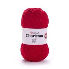 YARNART CHARISMA - KNITTING YARN RED - 156