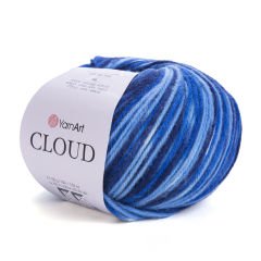 YARNART CLOUD - MULTICOLOR KNITTING YARN VARIEGATED - 5304