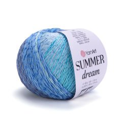 YARNART SUMMER DREAM -  MULTICOLOR KNITTING YARN VARIEGATED - 4304