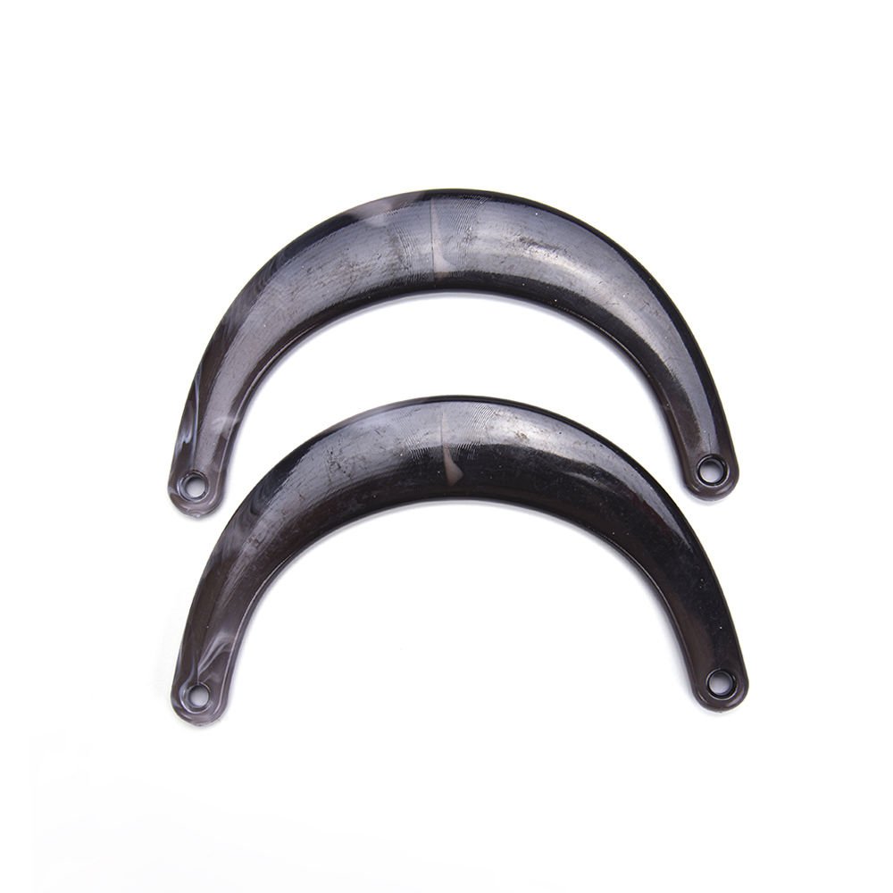 ACRYLIC C MODEL BAG HANDLE 2 PCS BLACK