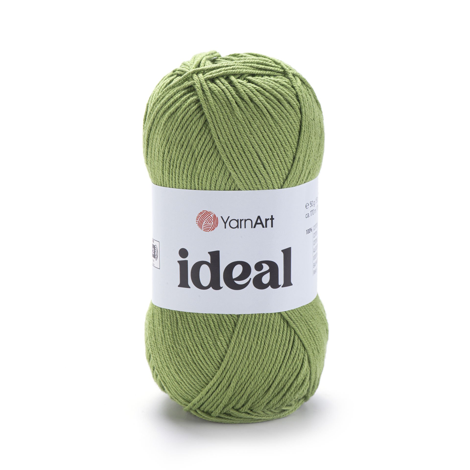 YARNART IDEAL - KNITTING YARN LIGHT GREEN - 235